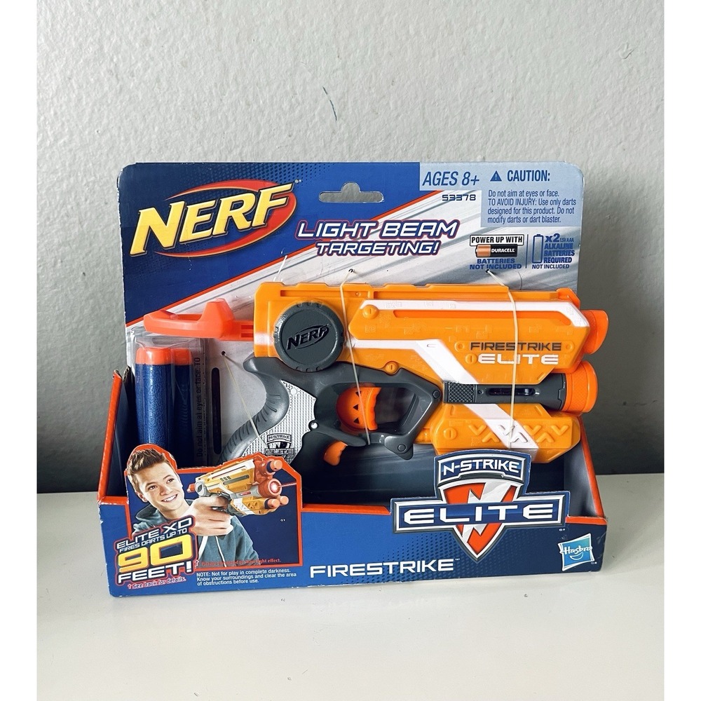 NEW NERF Firestrike‎ N-Strike Elite Light Beam Targeting-Dart Toy Gun Hasboro